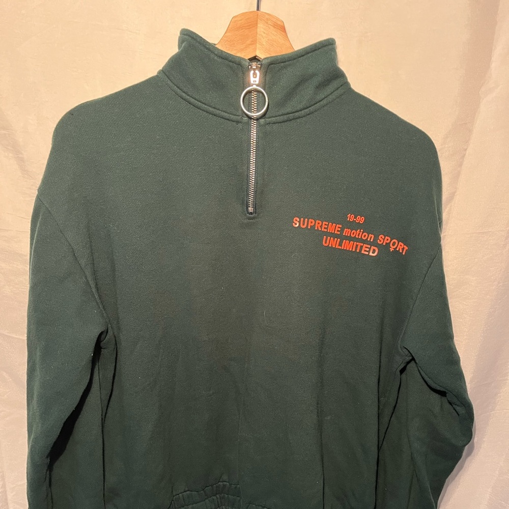 hoodie halfway zip up